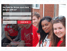 Tablet Screenshot of ipswich-labour.org.uk